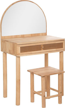 Atmosphera Kids Kaptafel Country - Met kruk en spiegel