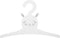 Atmosphera Kids Kinderhanger dieren - Kledinghanger - Wit - 3 stuks - Hout