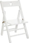 Atmosphera Kids Kindervouwstoel / Stoel - Wit - Ster