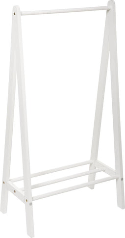 Atmosphera Kids kledingrek voor kinderen - Uniek - stevige kwaliteit - inclusief schoenenplank - Wit