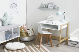 Atmosphera Kids Mini Baya kinderstoel - 55x31x39cm - Wit