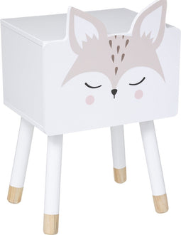 Atmosphera Kids Nachtkastje Vos kind met opbergruimte - Nachttafel - Opberger - Hout - Kinderkamer