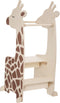 Atmosphera Kids observatietoren Giraffe - Leertoren / keukenhulp / opstapje - Naturel hout