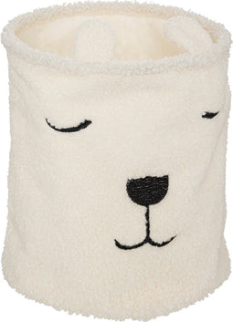 Atmosphera Kids Opbergmand / Speelgoedtas - Teddy - D35 - Opbergtas -Wit