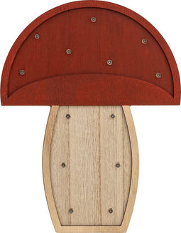 Atmosphera Kids paddenstoel - 18x3x23cm - Rood/Naturel