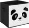 Atmosphera Kids Panda opbergdoos - 29x29x29cm - Opvouwbaar - Wit/Zwart