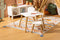 Atmosphera Kids Set Tekentafel/Kindertafel + Kinderstoelen - 58x38x43cm - Wit