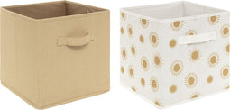 Atmosphera Kids Soleil opbergers - Set van 2 - 29x29x29cm - Multi
