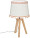 Atmosphera Kids Tafellamp Pompons - Ø18xH33cm - Wit