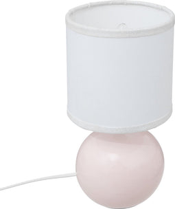 Atmosphera Kids Tafellamp Timéo bolvormig Ø13x25cm - E14 niet inbegrepen - Roze