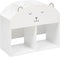Atmosphera Kids Teddybeer houten boekenrek 56x30x64cm - Wit