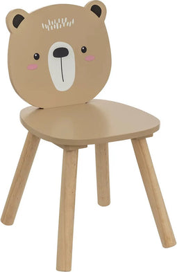 Atmosphera Kids Teddybeer kinderstoel - 27x27x46cm - Beige