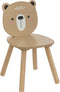 Atmosphera Kids Teddybeer kinderstoel - 27x27x46cm - Beige