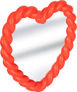 Atmosphera Kids Twist spiegel hartje - 31x33cm - Rood