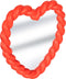 Atmosphera Kids Twist spiegel hartje - 31x33cm - Rood