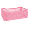 Atmosphera Kids Vouwkrat/Opbergkrat - Stapelbaar - 30x20x12cm - Roze