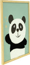 Atmosphera Kids Wanddecoratie Panda met print - 40x30cm - Multi
