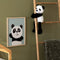 Atmosphera Kids Wanddecoratie Panda met print - 40x30cm - Multi