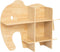 Atmosphera Kids Wandrek XL jungle olifant - Hout - H98 x B77 CM