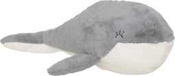 Atmosphera Kids XL Knuffel walvis Bymo - Blauwgrijs - 64 x 26 cm