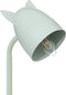 Atmosphera Kinderkamer bureaulamp - met oortjes - groen - metaal - 18 x 12,5 x 31 cm - tafellamp
