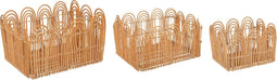 Atmosphera Kratten - Opbergers - Set van 3 - LOUR - Rotan
