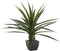 Atmosphera Kunstplant Agave - Plant met pot - 105x105x124cm - Groen