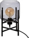 Atmosphera lamp - glas - ijzer - zwart - staand