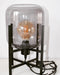 Atmosphera lamp - glas - ijzer - zwart - staand