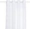 Atmosphera Lazi Transparant Gordijn 140x240cm - Gordijnen kant en klaar met haakjes ringen - Wit