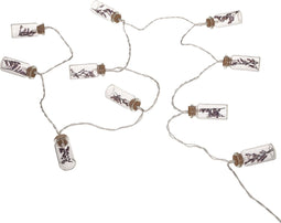 Atmosphera - LED Feestverlichting - Lichtsnoer - 10 flesjes - Batterijen