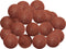 Atmosphera Lichtslinger - 20 verlichte balletjes/bollen 6 cm - terracotta - 435 cm - stekker