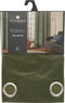 Atmosphera Lilou gordijnen 140 x 260 cm - Kant en klaar met ringen - Gordijn raambekleding - Kaki