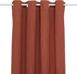 Atmosphera Maëly Gordijn 135x260cm - Gordijnen kant en klaar met haakjes ringen - Linnenbeige