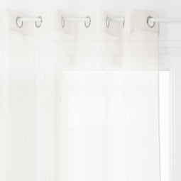 Atmosphera Moly Gordijn 135x240cm - Kant en klaar met ringen - Ivoor