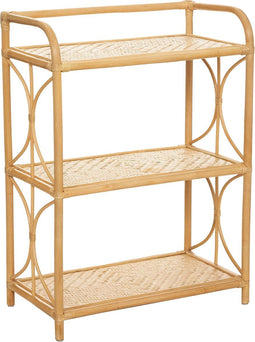 Atmosphera Moon kast - 3 Planken - Rotan - H87 cm