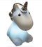 Atmosphera Nachtlampje LED - Unicorn - zilver - kunststof - 12 x 7 x 13.5 cm - kinderkamer