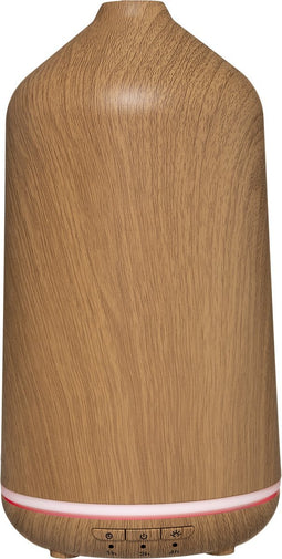 Atmosphera Oliediffusor - Geuren - H21cm - Naturel - 7 Kleuren Verlichting