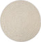 Atmosphera onderlegger set van 2 - Glanzend - licht beige - Placemat - D35 cm