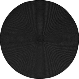 Atmosphera onderlegger Set van 4 - zwart - Gevlochten - Tafelonderlegger - Placemat
