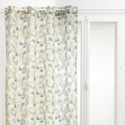 Atmosphera Palme Gordijn 140x240cm - Kant en klaar met ringen - Groen