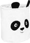 Atmosphera Panda Opvouwbare Mand - Opberger - Ø35xH40cm - Zwart/Wit