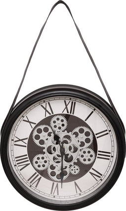 Atmosphera Peter Klok met ophangriem Ø40xH64cm - Zwart