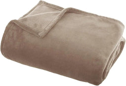 Atmosphera - Plaid - Flanel - Beige - 130 x 180 cm