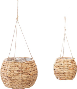 Atmosphera Plantenhanger set van 2 - Hangende mand- Planten-houder / Hang-plant - Planten Accessoires - Hangmand Hyacint