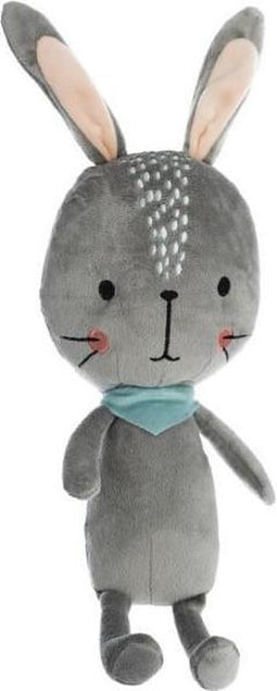 Atmosphera Pluche konijn - Grijs - Zacht Knuffel konijn