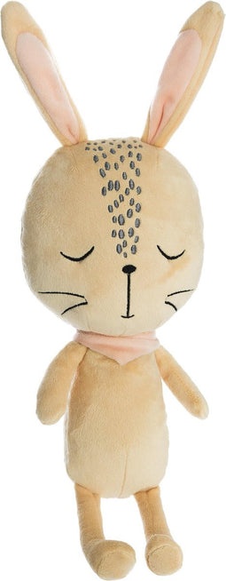 Atmosphera Pluche konijn - Knuffeldier - Grijs of geel - Zachte diertjes - Knuffel