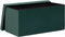 Atmosphera Poef/krukje/hocker Amber - Opvouwbare zit opslag box - fluweel smaragd groen - 76 x 38 x 38 cm - MDF/polyester - 120 liter inhoud