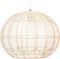 Atmosphera - Ronde Hanglamp - Rotan - Diameter Ø 38 - Beige
