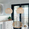 Atmosphera - Ronde Hanglamp - Rotan - Diameter Ø 38 - Beige